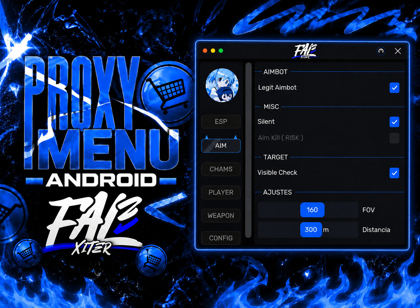 PROXY MENU ANDROID